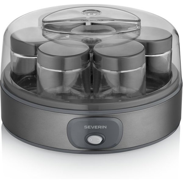 Severin Joghurtbereiter JG 3510 Joghurtbereiter, 7x150 ml Gläser, transparenter