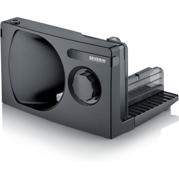 Severin Kochbesteckhalter Kompakter Allesschneider AS 9578 mit DC-Motor, 100W, stufenlos 0-15mm