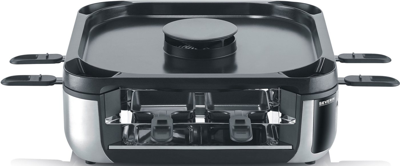 Severin Raclette RG 2379, 1900 W, mit integrierter Rauch- und Geruchsabsaugung – Bild 2 von 5