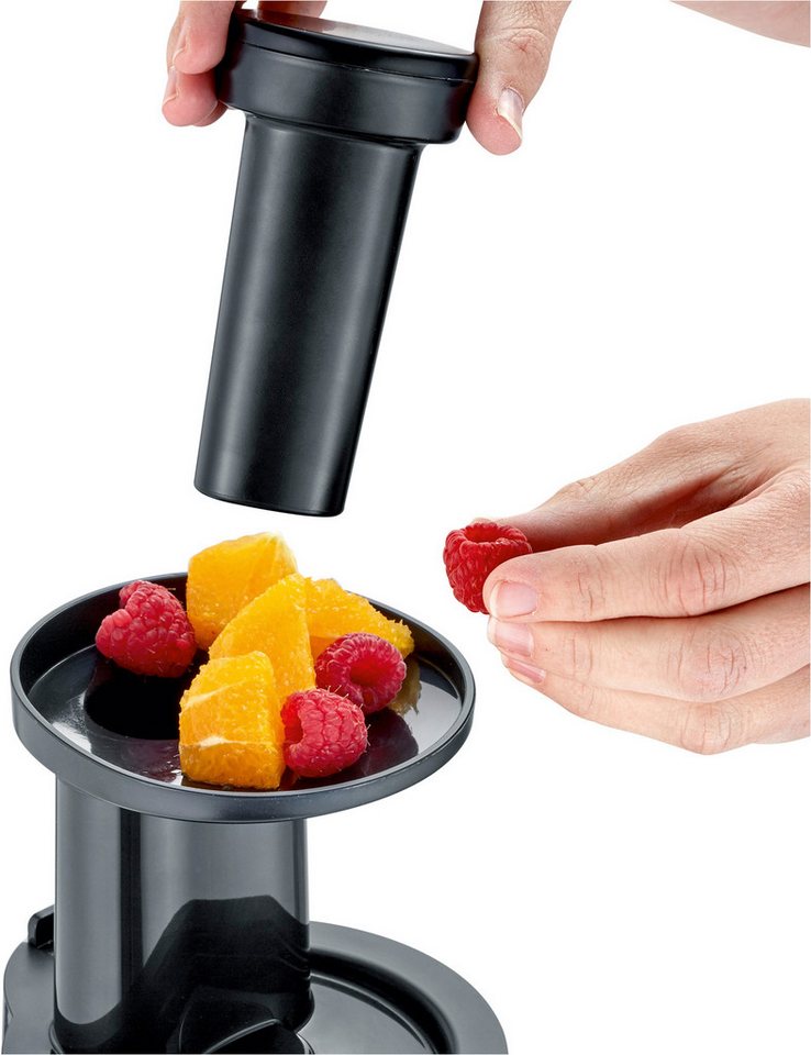Severin Slow Juicer ES 3571, 150 W, für Säfte, Sorbets, Marmelade uvm., mit Easy-Clean Konzept – Bild 4 von 5