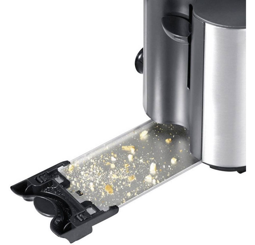 Severin Toaster Automatik-Langschlitztoaster 2509, mit eingebautem Brötchenaufsatz – Bild 3 von 4
