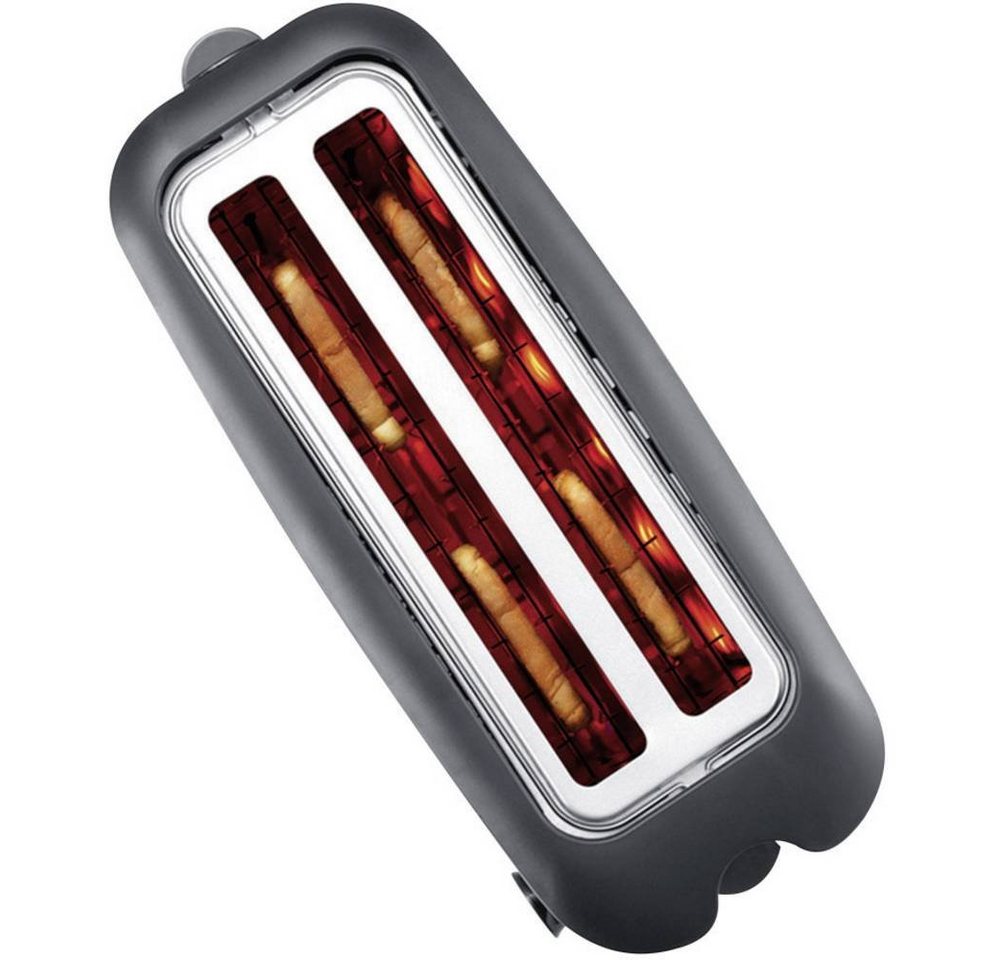 Severin Toaster Automatik-Langschlitztoaster 2509, mit eingebautem Brötchenaufsatz – Bild 4 von 4
