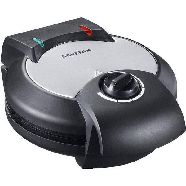 Severin Waffeleisen WA 2103, 1300 W, Antihaftbeschichtung, für Herzwaffeln, ca. 1.300 W, schwarz/Edelstahl
