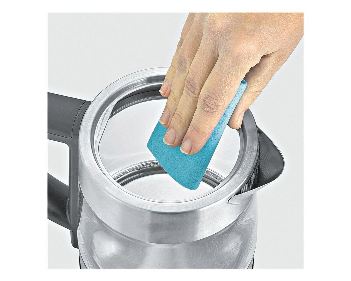 Severin Wasserkocher Deluxe Mini, 2200 W, aus Glas, mit 5 Teeprogrammen, 0,75-1 Liter, 2200 Watt – Bild 4 von 5