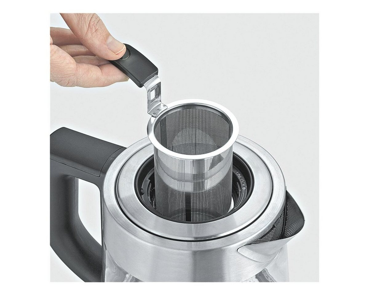 Severin Wasserkocher Deluxe Mini, 2200 W, aus Glas, mit 5 Teeprogrammen, 0,75-1 Liter, 2200 Watt – Bild 5 von 5