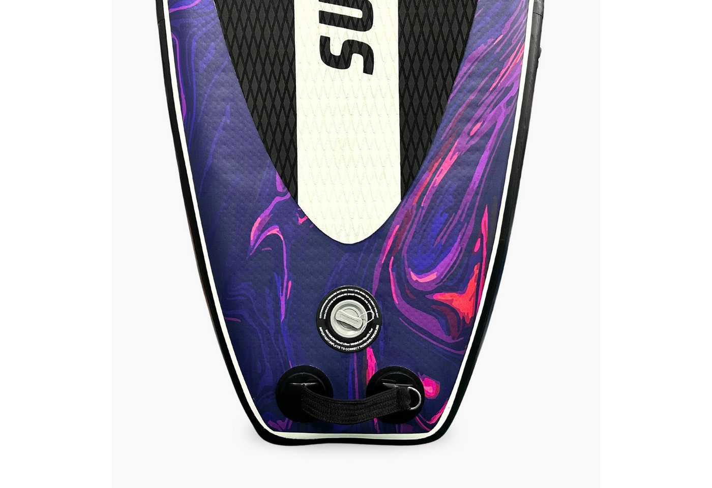 SF SUPRFIT Inflatable SUP-Board Board Vibrant Lips, Set inklusive Pumpe, Paddel, Finnen, Rucksack, Leash & Reparaturkit – Bild 5 von 5
