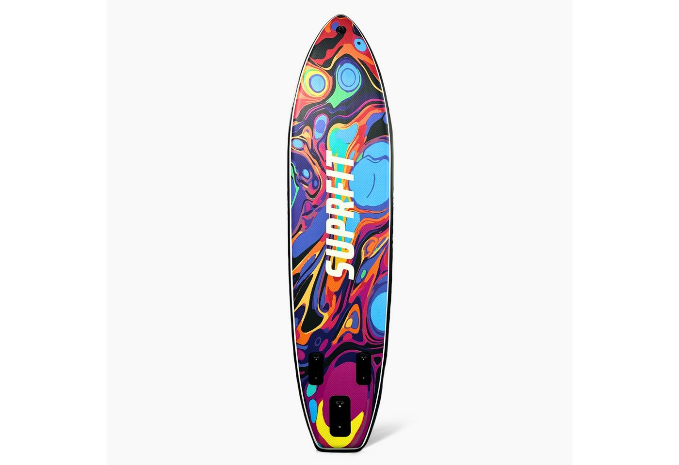 SF SUPRFIT Inflatable SUP-Board Water Marble, Touring, Set inklusive Pumpe, Paddel, Finnen, Rucksack, Leash & Reparaturkit – Bild 2 von 5