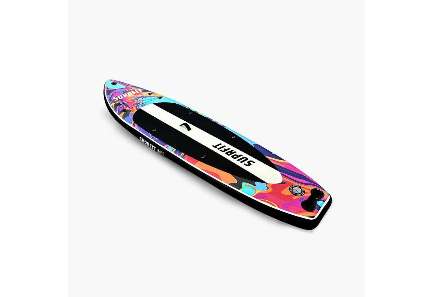 SF SUPRFIT Inflatable SUP-Board Water Marble, Touring, Set inklusive Pumpe, Paddel, Finnen, Rucksack, Leash & Reparaturkit – Bild 4 von 5