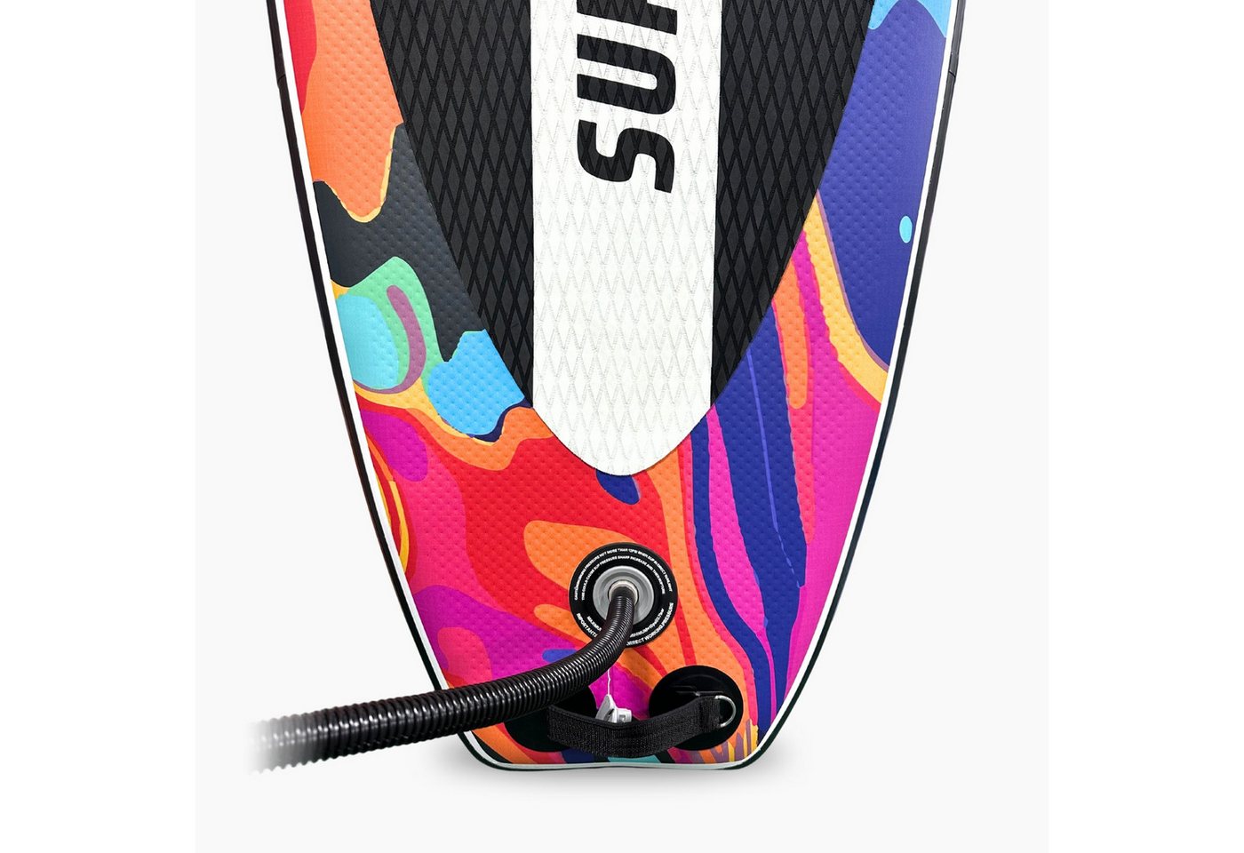 SF SUPRFIT Inflatable SUP-Board Water Marble, Touring, Set inklusive Pumpe, Paddel, Finnen, Rucksack, Leash & Reparaturkit – Bild 5 von 5