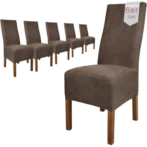 sh SCHEFFLER-HOME LIVE HOMESTYLE Stuhlhusse Leon Stoff Veltara, Premium-Microfaser Veltara in edler Wildleder-Optik