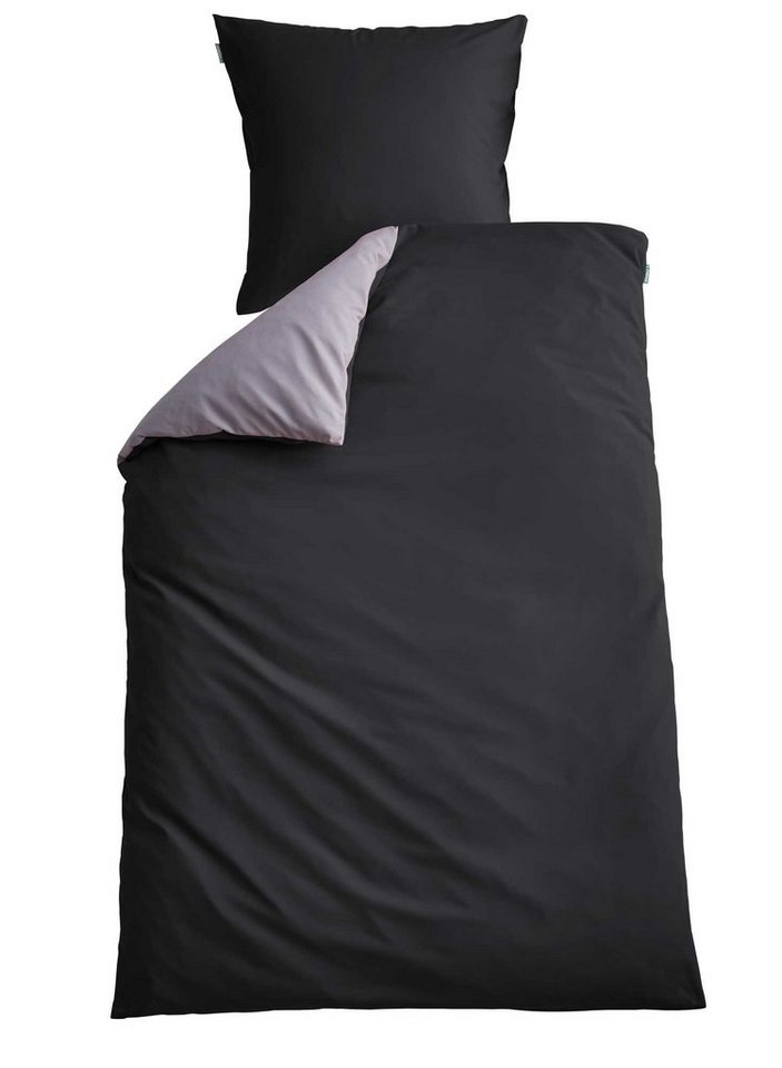 Shangrila Wendebettwäsche, Microsatin, 2 teilig, Microsatin 1 Bettbezug 1 Kissenbezug Pflegeleicht Atmungsaktiv 202090 – Bild 2 von 5
