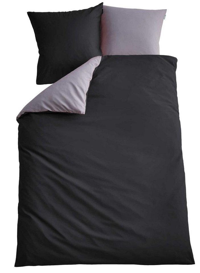 Shangrila Wendebettwäsche, Microsatin, 2 teilig, Microsatin 1 Bettbezug 1 Kissenbezug Pflegeleicht Atmungsaktiv 202090 – Bild 3 von 5