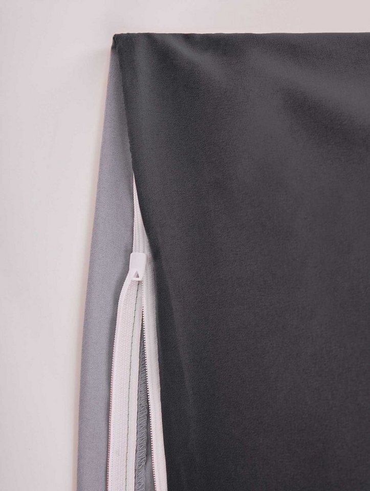 Shangrila Wendebettwäsche, Microsatin, 2 teilig, Microsatin 1 Bettbezug 1 Kissenbezug Pflegeleicht Atmungsaktiv 202090 – Bild 5 von 5