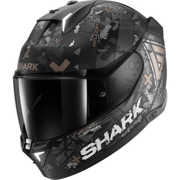 Shark Motorradhelm Skwal i3 Hellcat Helm, Geeignet Für Brillenträger,pinlockscheibe Enthalten,integriertes