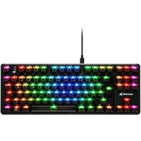 Sharkoon Gaming Tastatur Crystal Shark schwarz DE
