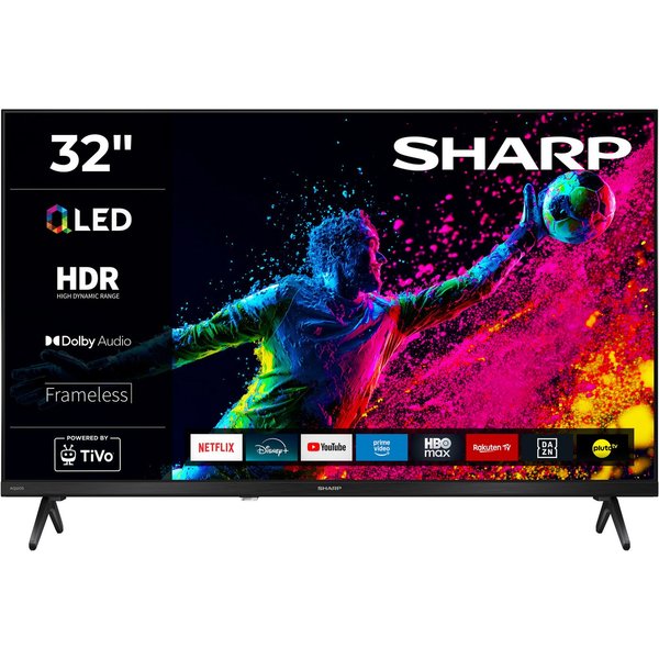 Sharp 1T-C32HE3x QLED-Fernseher (80 cm/32 Zoll, HD, Smart-TV)