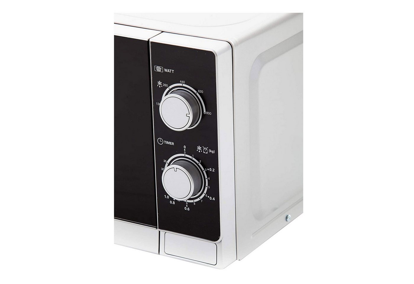 Sharp Mikrowelle R-200INW, 20 Liter, 5 Leistungsstufen, Glas-Drehteller, Auftauen nach Gewicht – Bild 5 von 5