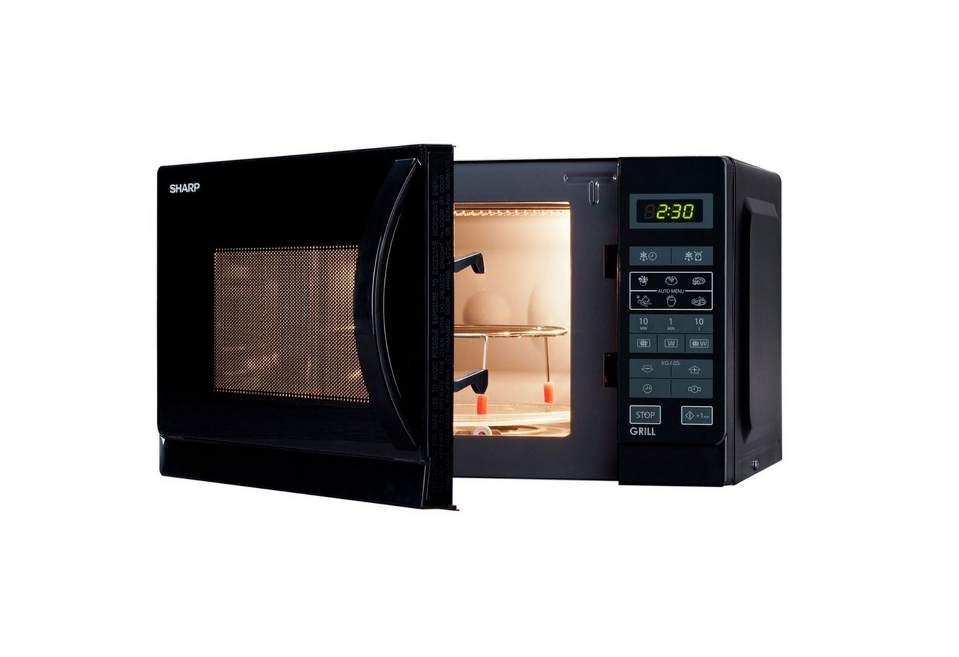Sharp Mikrowelle R-642BKW Mikrowelle – Bild 2 von 2