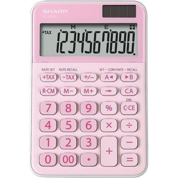 Sharp Taschenrechner EL-M335, mit angewinkeltem Display, 10-stellig