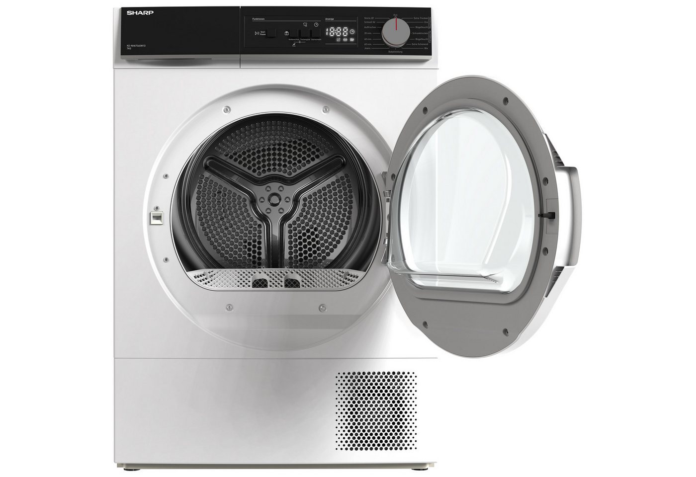 Sharp Wärmepumpentrockner KD-NHA7S6GW1D-DE, BuzzerStop – Bild 2 von 5