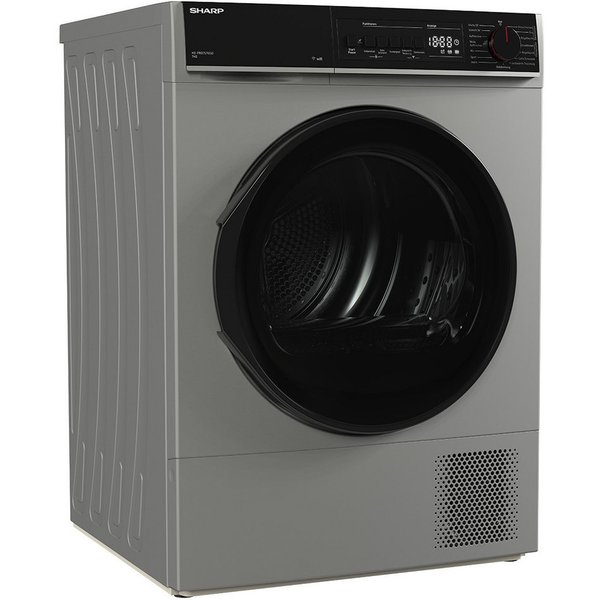 Sharp Wärmepumpentrockner KD-PRO7S7GSD-DE, WiFi, Trommel-Innenbeleuchtung, Zwei-Wege-Schleudern, BubbleDrum