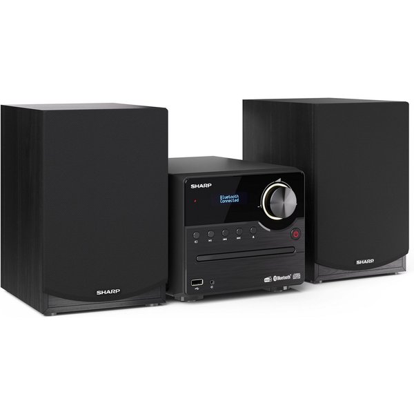 Sharp XL-B517D Stereoanlage (DAB+, UKW (FM), 45 W, Stereoanlage mit CD-Player, DAB+ Radio und Bluetooth)