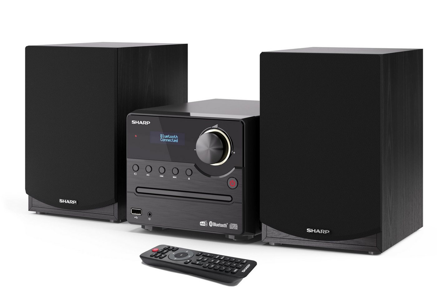 Sharp XL-B517D Stereoanlage (DAB+, UKW (FM), 45 W, Stereoanlage mit CD-Player, DAB+ Radio und Bluetooth) – Bild 3 von 5