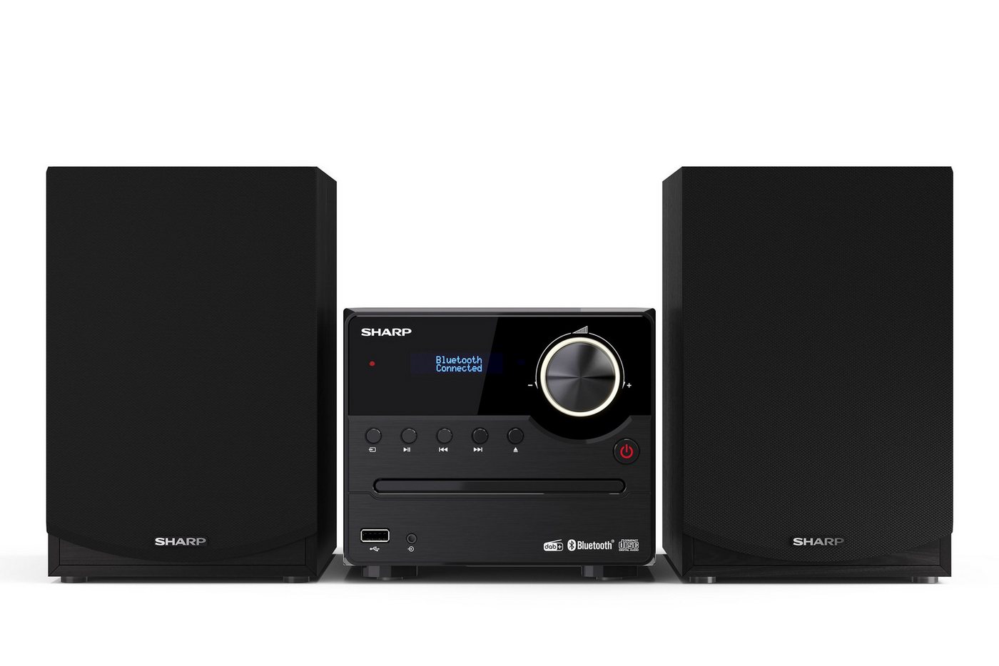 Sharp XL-B517D Stereoanlage (DAB+, UKW (FM), 45 W, Stereoanlage mit CD-Player, DAB+ Radio und Bluetooth) – Bild 4 von 5
