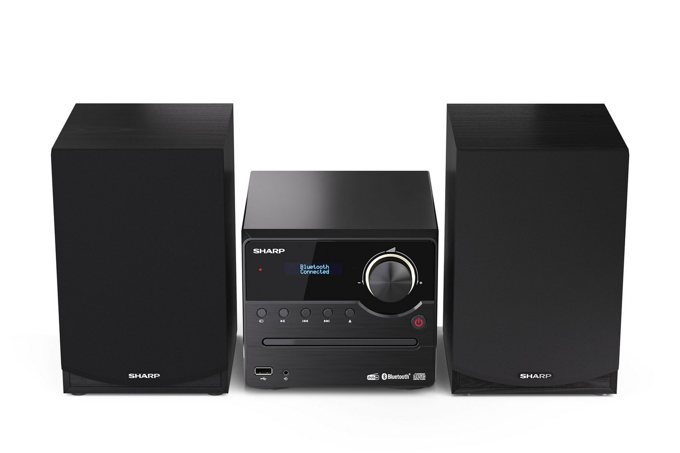 Sharp XL-B517D Stereoanlage (DAB+, UKW (FM), 45 W, Stereoanlage mit CD-Player, DAB+ Radio und Bluetooth) – Bild 5 von 5