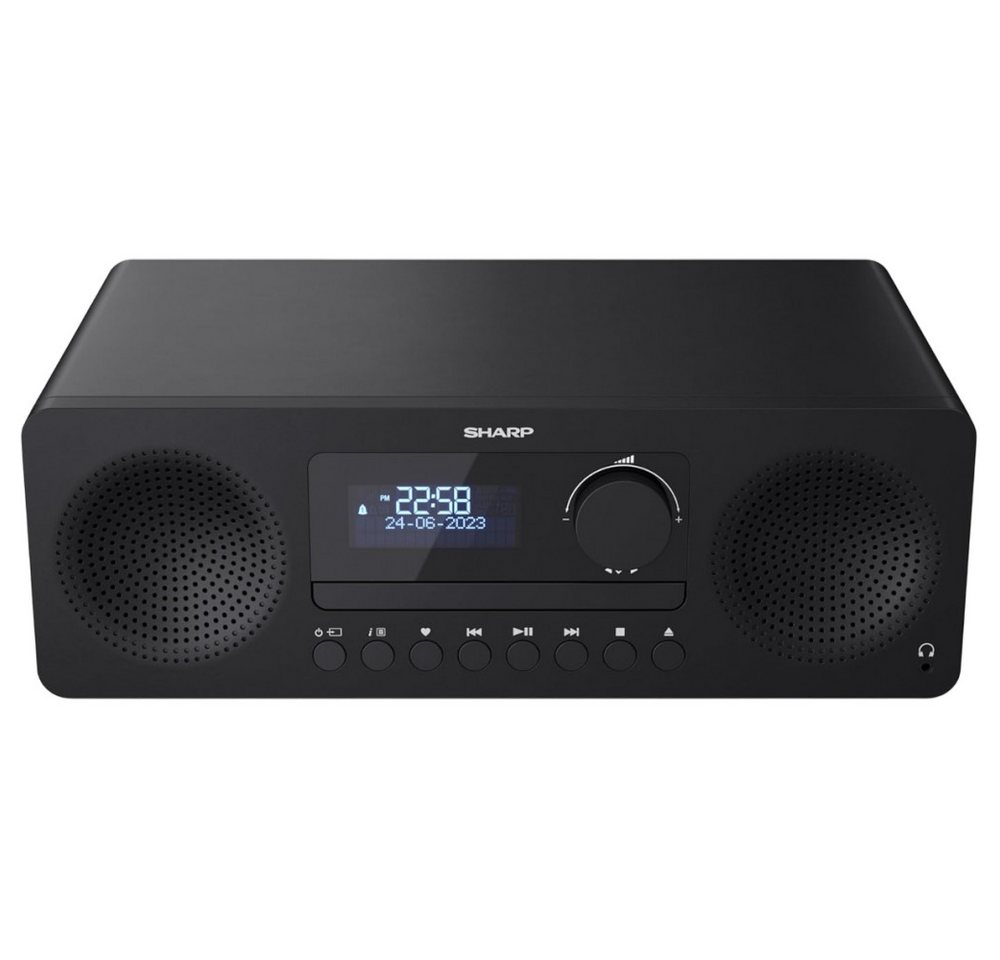 Sharp XL-B720D DAB+ All-in-One - Hi-Fi-System - schwarz Microanlage – Bild 3 von 5