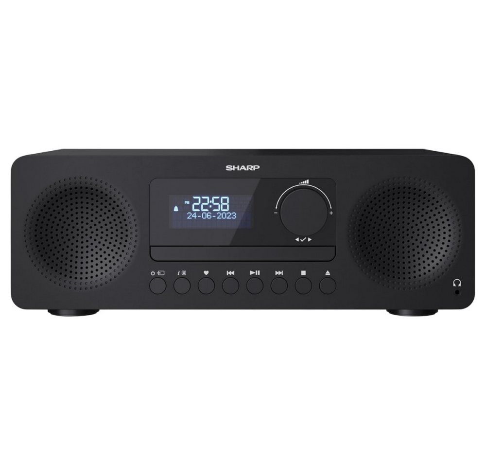 Sharp XL-B720D DAB+ All-in-One - Hi-Fi-System - schwarz Microanlage – Bild 4 von 5
