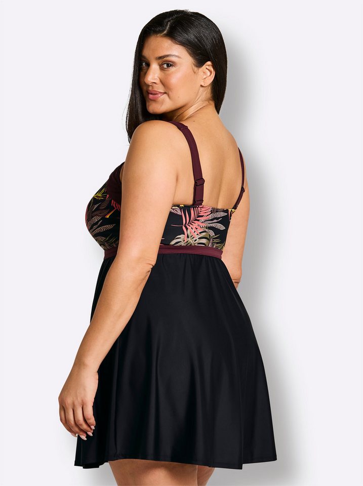 Sheego Badeanzug Badekleid Ärmellos – Bild 2 von 5