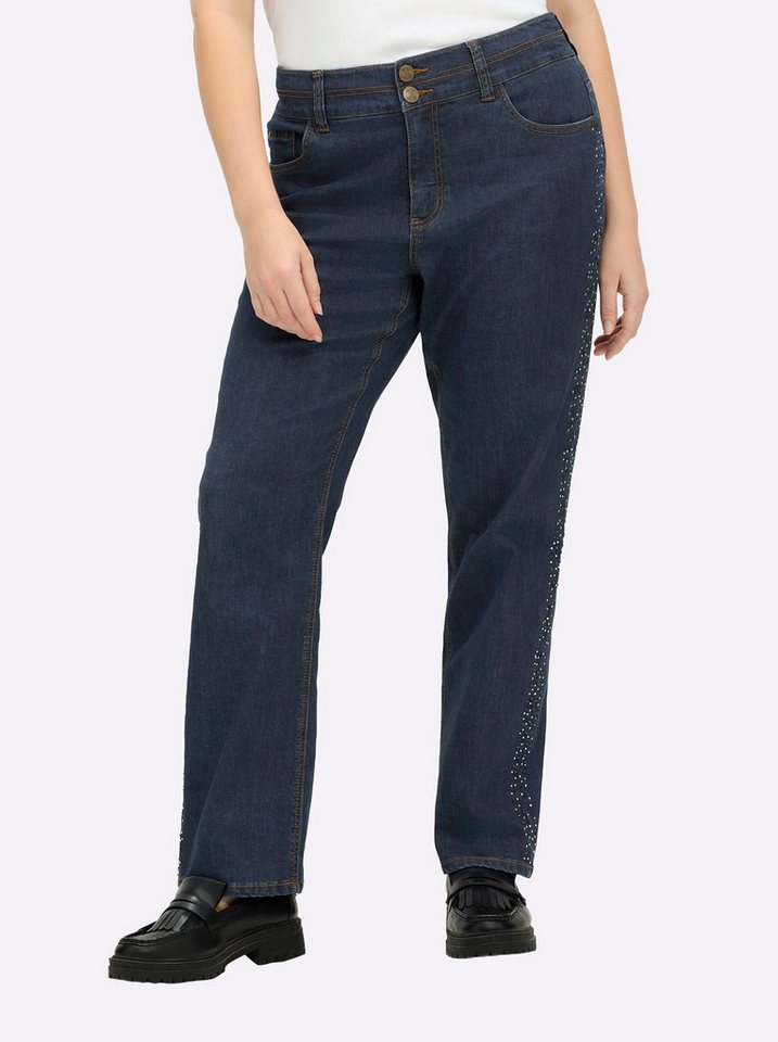 Sheego Bequeme Jeans Jeans – Bild 5 von 5