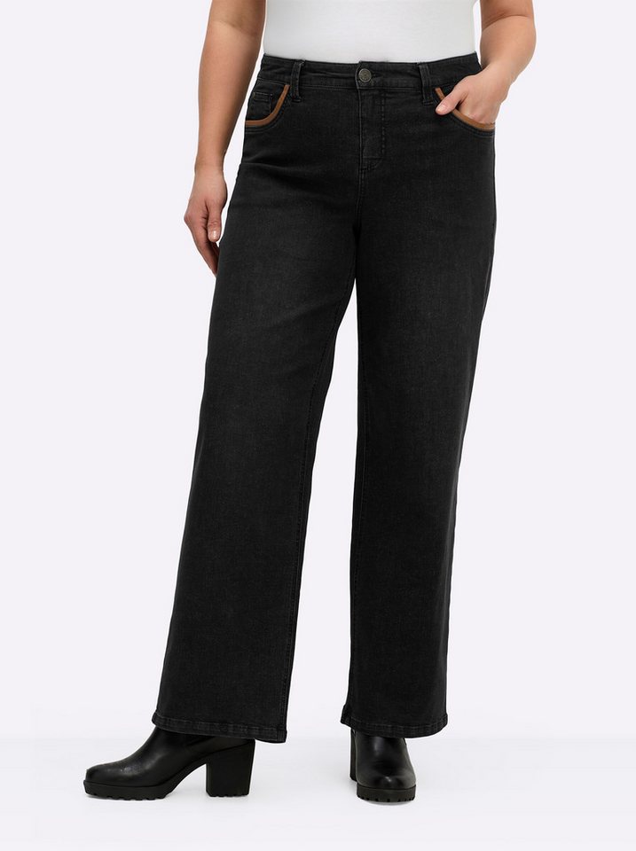 Sheego Bequeme Jeans Jeans – Bild 5 von 5