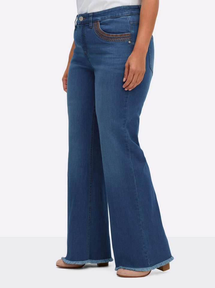 Sheego Bequeme Jeans Jeans – Bild 3 von 5