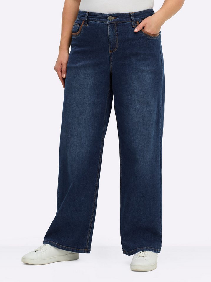 Sheego Bequeme Jeans Jeans – Bild 5 von 5