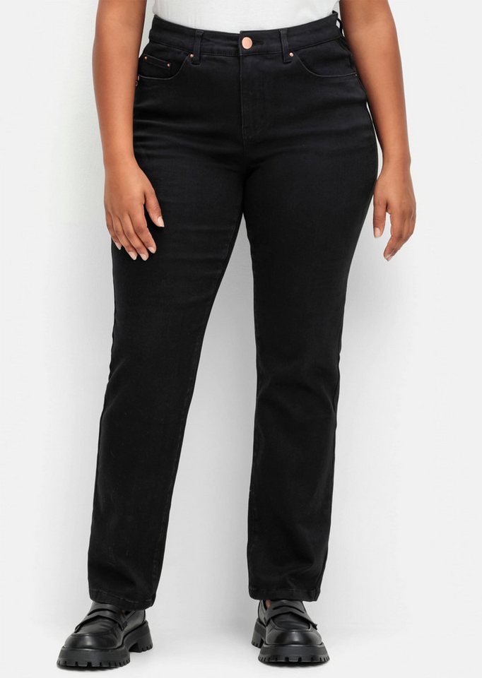 Sheego Bequeme Jeans Jeans komfortabel – Bild 4 von 5