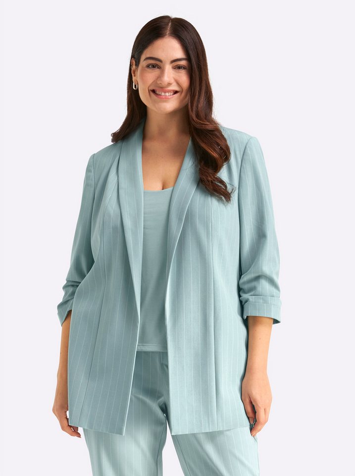 Sheego Blusenblazer Blazer 3/4-Arm – Bild 5 von 5