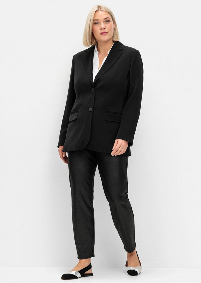 Sheego Blusenblazer Blazer Langarm – Bild 3 von 5