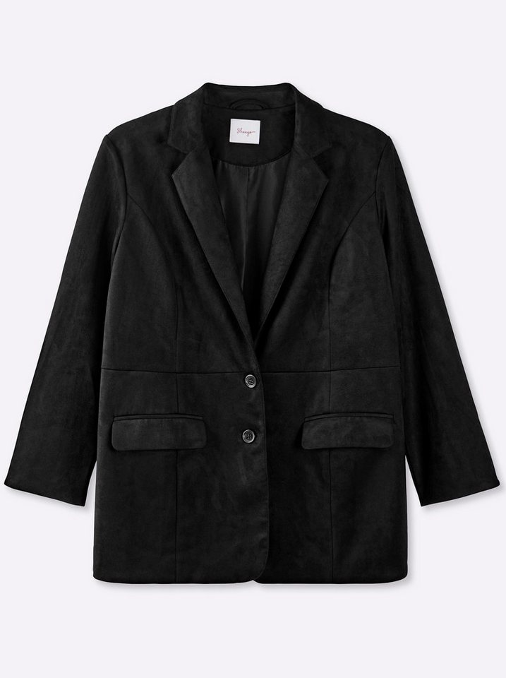 Sheego Blusenblazer Blazer Langarm – Bild 3 von 5