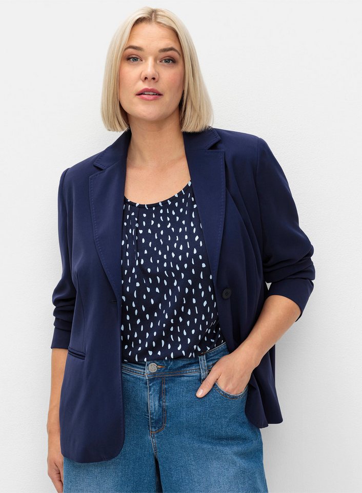Sheego Blusenblazer Blazer Langarm – Bild 4 von 5