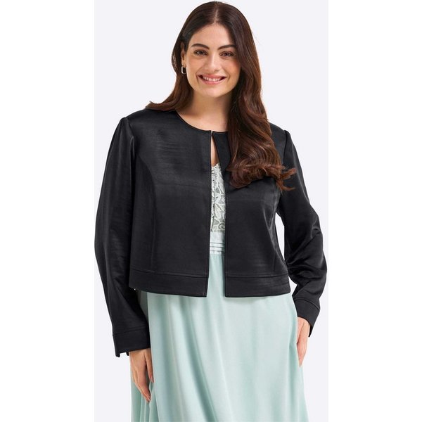 Sheego Blusenblazer Boleroblazer Langarm