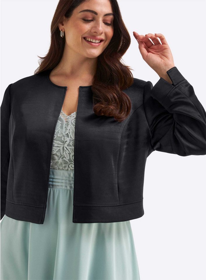 Sheego Blusenblazer Boleroblazer Langarm – Bild 4 von 5