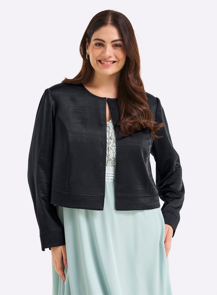 Sheego Blusenblazer Boleroblazer Langarm – Bild 5 von 5