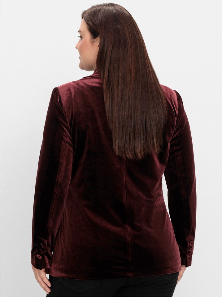 Sheego Blusenblazer Jackenblazer Langarm – Bild 5 von 5