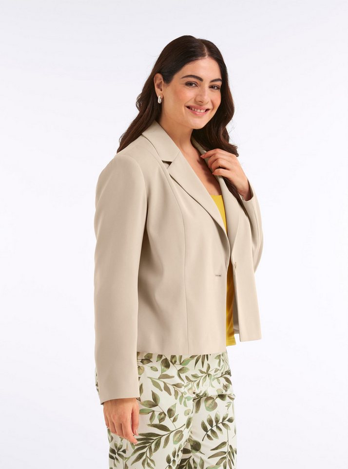 Sheego Blusenblazer Kurzblazer Langarm – Bild 3 von 5
