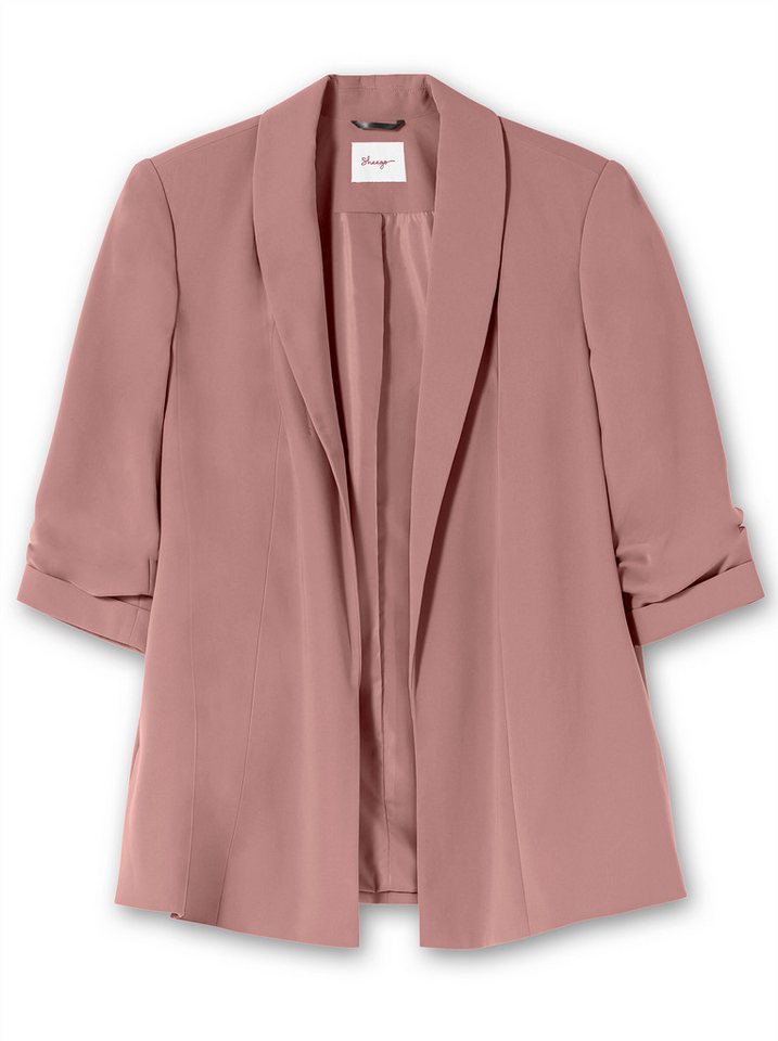 Sheego Blusenblazer Longblazer Langarm – Bild 3 von 5