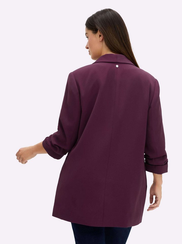 Sheego Blusenblazer Longblazer Langarm – Bild 2 von 5