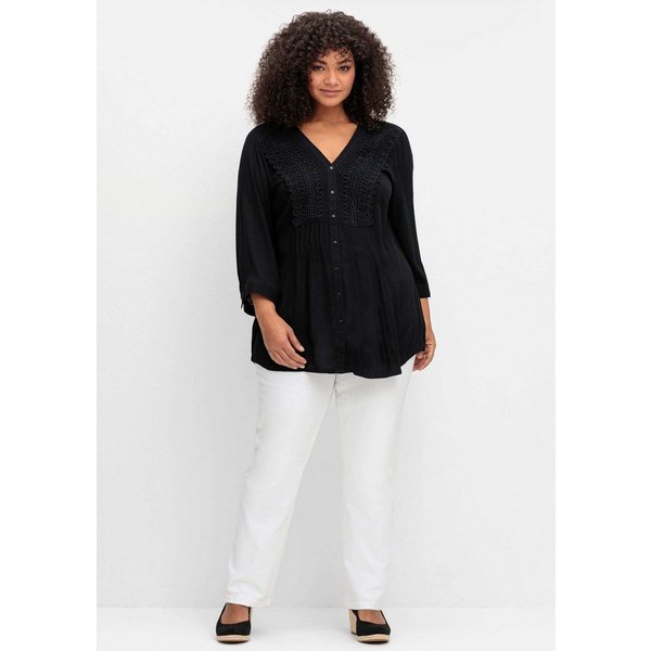sheego by Joe Browns Klassische Bluse Longbluse 3/4-Arm