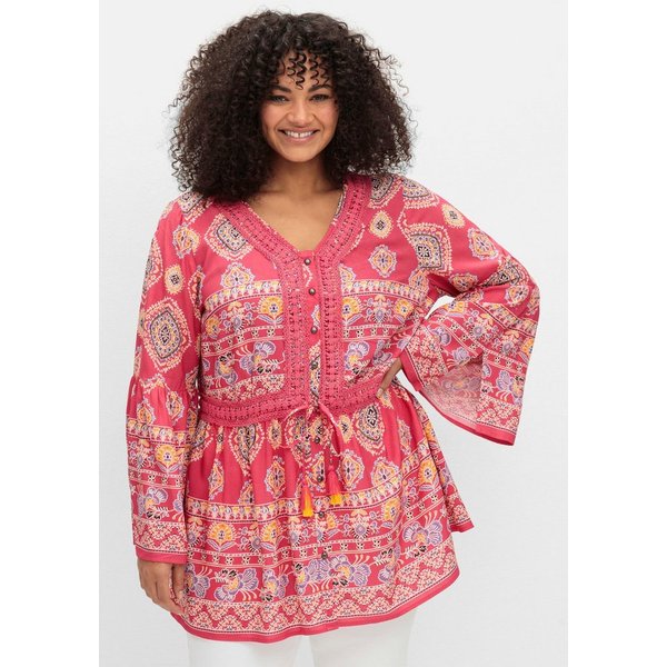 sheego by Joe Browns Klassische Bluse Longbluse Langarm
